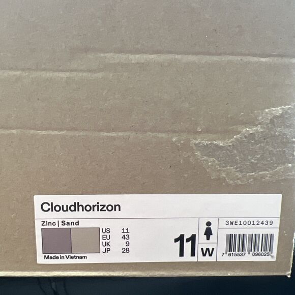 On Cloud CloudHorizon Zinc Sand Size 11 US Women's Trail Running Shoe Hiking - Picture 9 of 9
